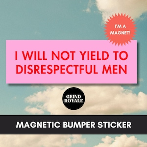 AOC Quote Social Activism Feminist Bumper Sticker Magnet, Bumper Sticker, Unhinged Stickers, Feminist Gift, Political Sticker, Womens Rights