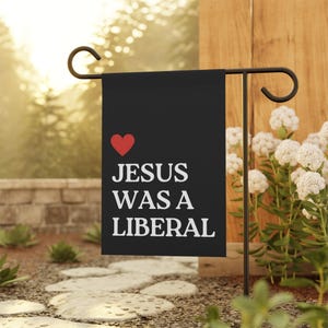Kindness Garden Flag, Social Activist Flag, Democrat Garden Flag, Political Yard Flag, Feminist Flag, Progressive Flag, Jesus Garden Flag