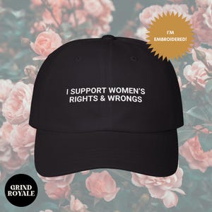 Feminist Embroidered Classic Dad Cap, Feminist Hat, Feminist Gift, Womens Rights, Smash the Patriarchy, Liberal Gift, Political Hat, Mom Hat