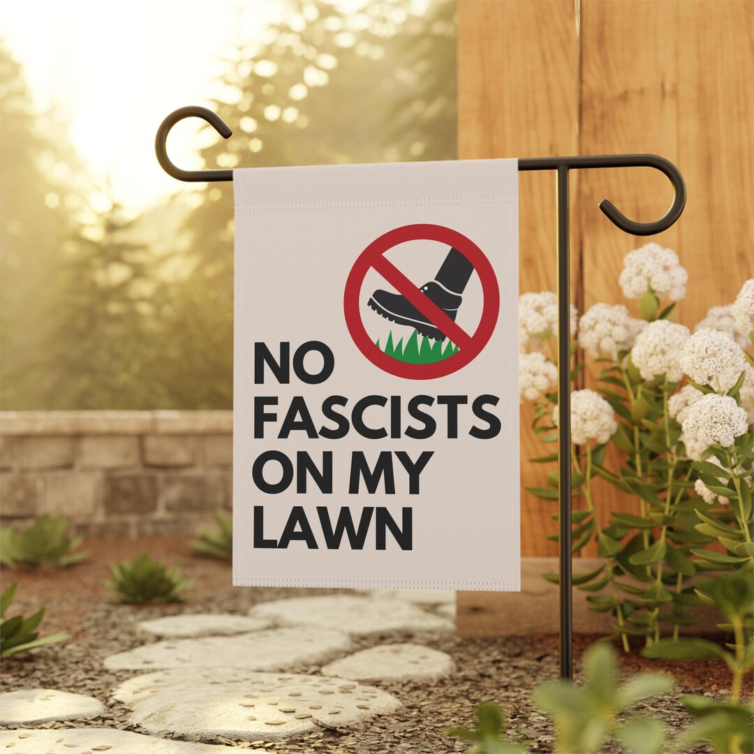 Anti Fascism Garden Flag, Social Activist Flag, Democrat Garden Flag ...