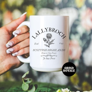 Lallybroch Coffee Mug, Claire Fraser, Outlander Book Series, Jamie Fraser, Fraser Ridge Clan, Sassenach Fan Gift, Outlander Gift, Romance