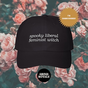 Feminist Embroidered Hat, Mom Hat, Funny Embroidered Hat, Anti Trump Gift, Anti MAGA, Leftist, Feminist Gift, Progressive Liberal