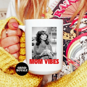 Mom Vibes Funny Mom Mug, Mother’s Day gift, Gift for mom, Mom life, Mom cup, One Hell of a Mother, Gifts for Wife, Cool Mom Gift, Bonus Mom