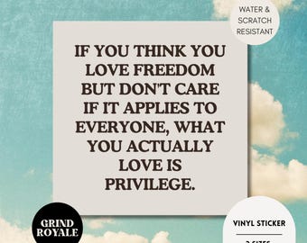 Progressive Liberal Sticker,Anti MAGA Sticker, Social Justice Sticker,Political Sticker,Water Bottle Sticker, Kindle Sticker,Anti