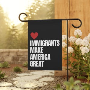 Anti-Racism Garden Flag, Anti MAGA Garden Sign, Democrat Garden Flags, Political Yard Flag, Feminist Flag, Progressive Flags, Liberal