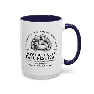 Vampir Gruselige Kaffeetasse, Gothic Becher, Horror-Liebhaber, Film-Liebhaber, Geschenke für Geeks, Halloween-Becher, Horrorfilme, TVD Bild 4