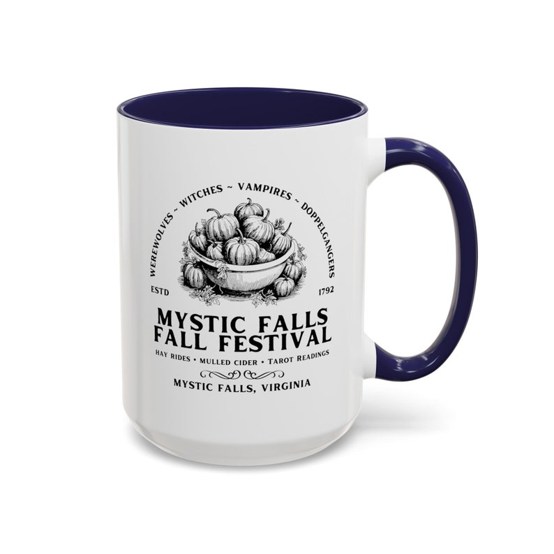 Vampir Gruselige Kaffeetasse, Gothic Becher, Horror-Liebhaber, Film-Liebhaber, Geschenke für Geeks, Halloween-Becher, Horrorfilme, TVD Bild 4
