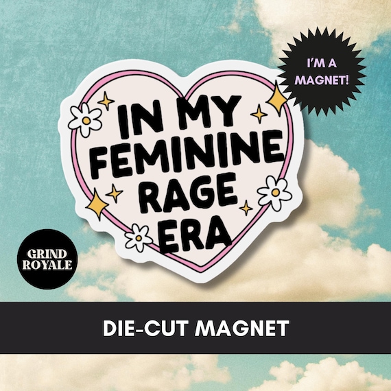 Feminist Die Cut Magnet, Anti MAGA Magnet,FDT,Liberal Gift, Gift for Activists,Social Justice Car Magnet, Democrat Gift,Feminist Gift