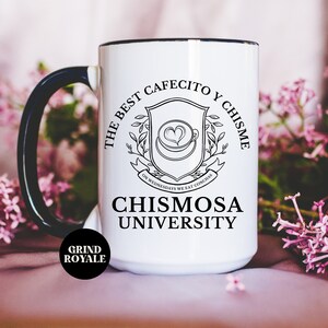 Cafecito y Chisme Coffee Mug, Spanish Coffee Mug, Funny Coffee Mug, Latina Mug, Cafecito, Latina Coffee Mug, Mexican Coffee Mug,Latina Pride