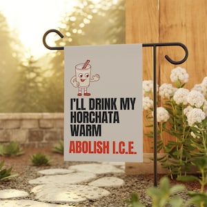 Abolish ICE Garden Flag, Anti MAGA Garden Sign, Democrat Garden Flags, Political Yard Flag, Feminist Flag, Progressive Flags, Liberal