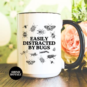 Insect Lover Entomology Coffee Mug, Bugs Coffee Mug, Funny Coffee Mug for Bug Lover, Entomology Mug Gift, Insect Gift, Insect Coffee Mug