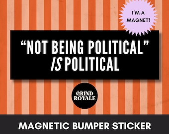 Progressive Liberal Bumper Sticker, Anti MAGA Sticker, Leftist Bumper Sticker,Political Bumper Sticker,FDT Sticker, Democrat Sticker