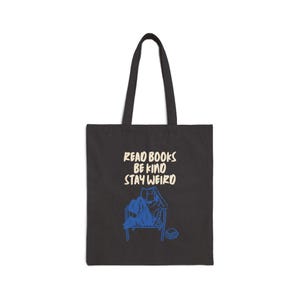 Book Lover Tote Bag, Bookish Tote Bag, School Tote Bag, Bookworm, Library Tote, Gifts for Readers, Romantasy, Book Addict, Book Club image 5
