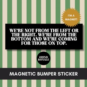 Liberal Bumper Sticker, Funny Bumper Sticker, Women&#39;s Rights, Unhinged Stickers, Feminist Gift, Political Sticker, Leftist Bumper Sticker