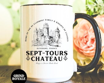 Sept-Tours Schloss Kaffeebecher, Entdeckung der Hexen, Halloween-Kaffeebecher, All Souls Trilogy, Hexenkaffeebecher, Witchy, Diana Bischof