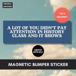 Liberal Bumper Sticker, Anti MAGA Trump Car Magnet Bumper Sticker, Progressive Liberal Feminist,Political Bumper Sticker,Anti Trump, Leftist
