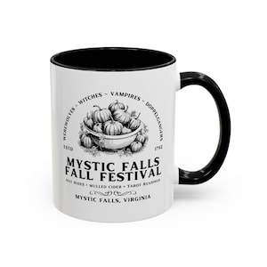 Vampir Gruselige Kaffeetasse, Gothic Becher, Horror-Liebhaber, Film-Liebhaber, Geschenke für Geeks, Halloween-Becher, Horrorfilme, TVD Bild 3