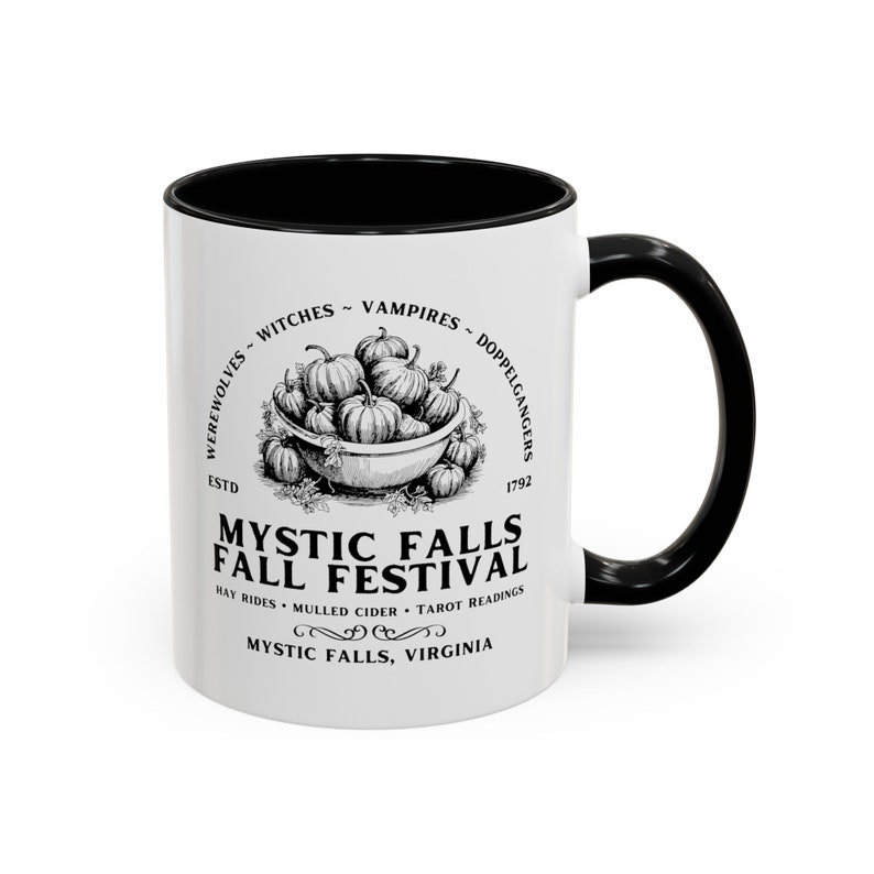 Vampir Gruselige Kaffeetasse, Gothic Becher, Horror-Liebhaber, Film-Liebhaber, Geschenke für Geeks, Halloween-Becher, Horrorfilme, TVD Bild 3