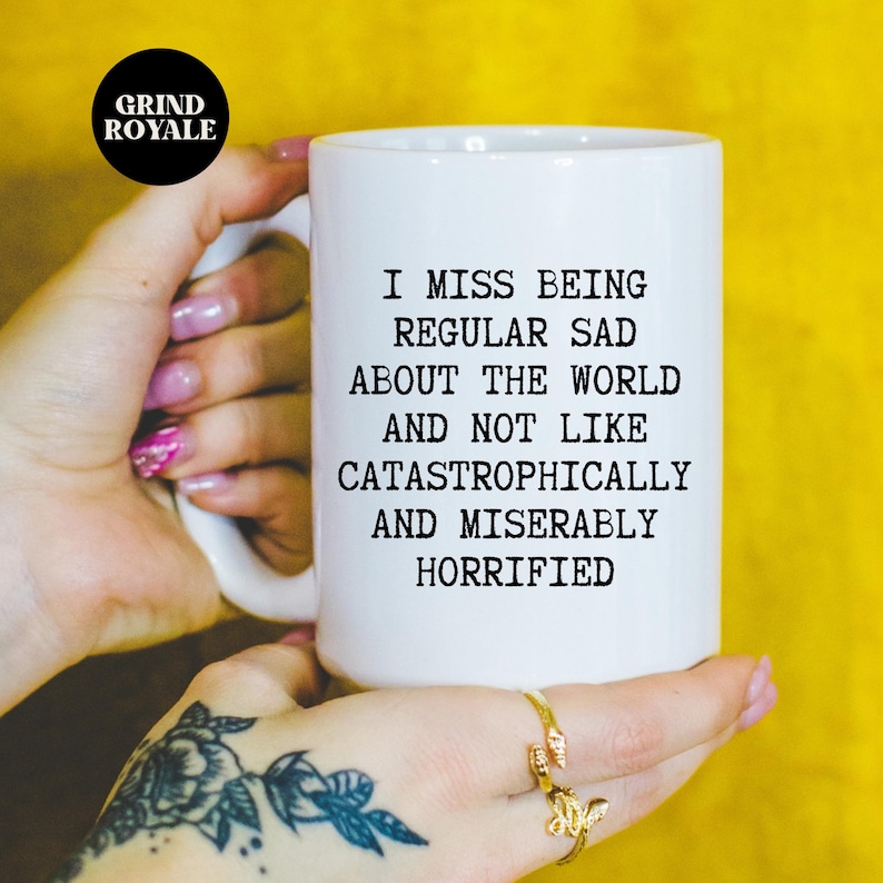 Dark Humor sarkastische Kaffeetasse, freiheitliche Geschenktasse, Anti Maga Tasse, lustiges Geschenk für demokrat, feministische Tasse, sarkastische Geschenke Bild 1