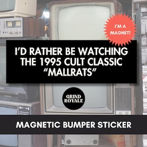 Mallrats Bumper Sticker, Car Magnet Funny, Car Bumper Sticker Magnet, Bumper Sticker, Gifts For Geeks, Movie Lover, 90s Movie