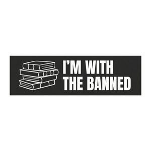 Banned Books Bumper Sticker, Funny Car Magnet, Bumper Sticker, Gifts For Geeks, Book Sticker, Read Banned Books,Gifts for Readers, Bookish image 2