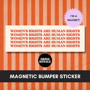 Feminist Bumper Sticker Magnet, Feminist Sticker, Smash the Patriarchy, Cool Bumper Sticker, Funny Bumper Sticker, Political Bumper Sticker