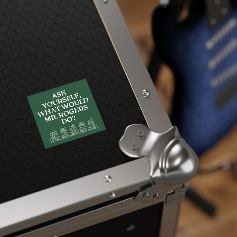 Kindness What Would Mr Rogers Do Progressive Liberal Sticker,Social Justice Sticker,Political Sticker,Water Bottle Sticker, Kindle Sticker image 7