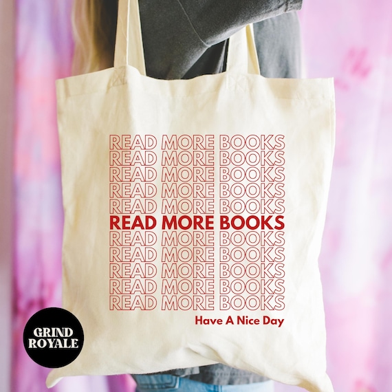 Read More Books Tote Bag, Bookish Tote Bag, Book Lover Tote Bag, Bookworm, Gifts for Readers, Romantasy, Book Addict, Bibliophile Tote Bag