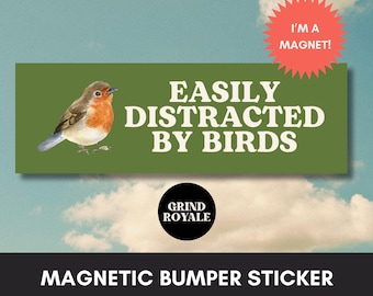 Vogelliefhebber Birdwatcher Bumpersticker Magneet, Birdwatcher Sticker, Birdwatcher Cadeau, Coole bumpersticker, grappige bumpersticker