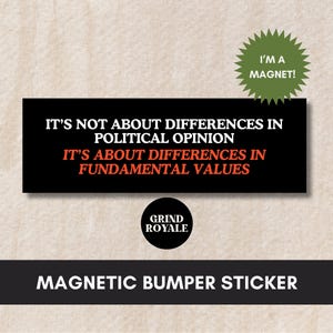 Anti MAGA Car Magnet Bumper Sticker,Progressive Liberal Feminist,Political Bumper Sticker,Anti Trump Sticker,Leftist Sticker, Anti Trump