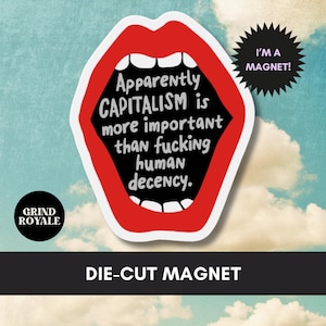 Anti Trump Die Cut Magnet, Anti MAGA Magnet, Anti Trump, Liberal Gift, Gift for Activists, Social Justice Car Magnet, Democrat Gift, FDT