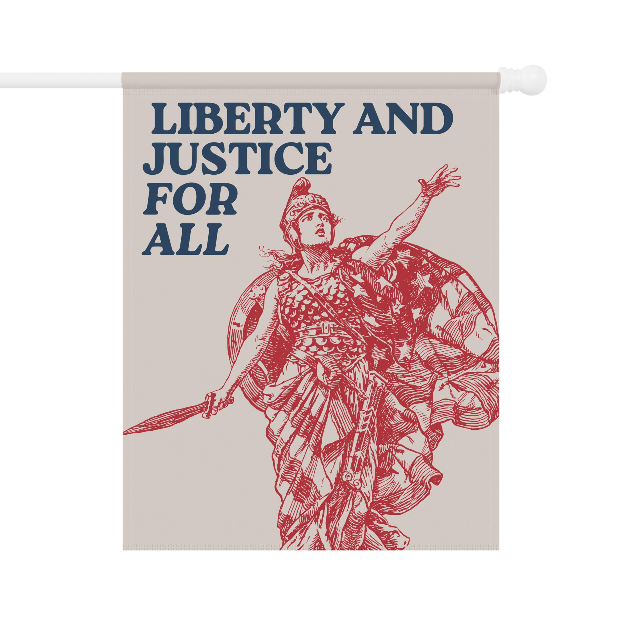 Justice for All Garden Flag, Social Activist Flag, Democrat Garden Flag ...