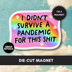 Anti Trump Die Cut Magnet, Anti MAGA Magnet, Anti Trump, Liberal Gift, Gift for Activists, Social Justice Car Magnet, Democrat Gift, FDT