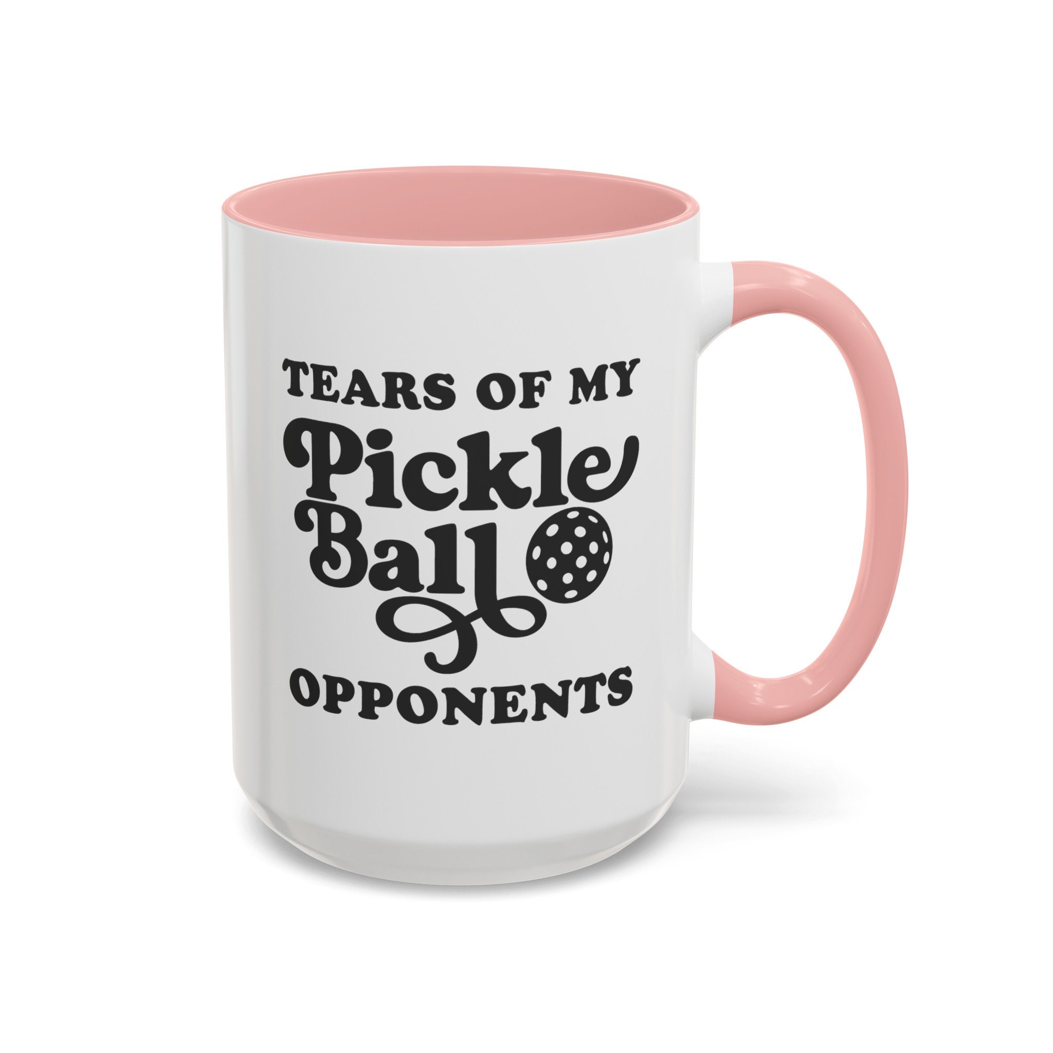 PEUTIER 'Tears Of My Pickleball Opponents' 11oz Funny Ceramic Coffee Mug - Novelty Sports Gift