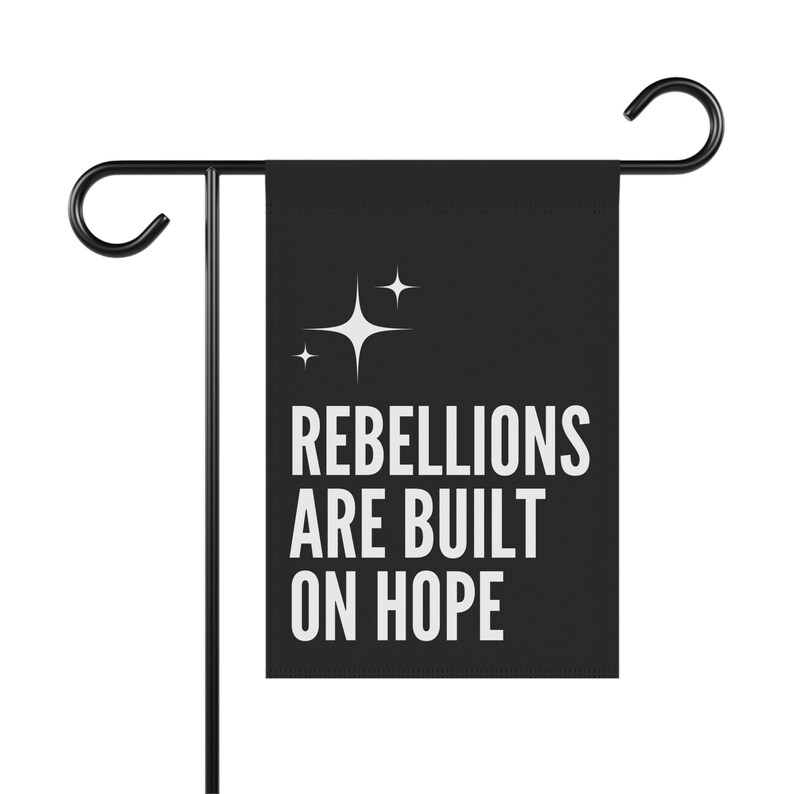 Resist Garden Flag, Nerdy Garden Flag, Liberal Flag, Social Activist Flag, Democrat Garden Flag, Progressive Flag, Anti MAGA Yard Sign image 3
