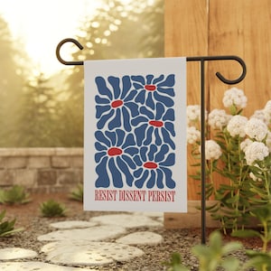 Social Justice Flag, Anti MAGA Anti Trump Garden Flag, Democrat Garden Flags, Political Yard Flag, Feminist Flag, Progressive Flags, Liberal