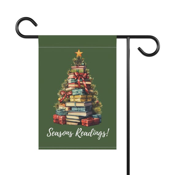 Bandiera Da Giardino Natalizia ARGOOFG 30,5x45,7 Cm - Double Face, Con Alberi Di Natale, Stampata Su Poliestere, Decorazione Esterna Per Le Feste - 4