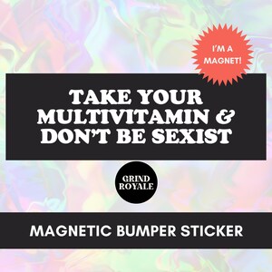Funny Feminist Sticker, Feminist Bumper Sticker, Smash the Patriarchy, Cool Bumper Sticker, Funny Bumper Sticker, Political Bumper Sticker