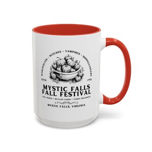 Vampir Gruselige Kaffeetasse, Gothic Becher, Horror-Liebhaber, Film-Liebhaber, Geschenke für Geeks, Halloween-Becher, Horrorfilme, TVD Bild 6