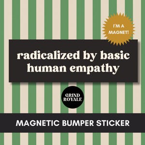 Liberal Bumper Magnet, Pro Democracy, Social Justice Cool Bumper Sticker, Funny Bumper Sticker,Political Bumper Sticker,Anti Trump Sticker
