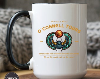 O'Connell Tours Coffee Mug, The Mummy 1999, The Mummy Returns, The Mummy Movie, 90s Movies, Movie Lover Gift, Brendan Fraser