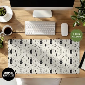 Witchy Whimsy Desk Mat, Whimsygoth Desk Mat, Gamer Desk Mat, Gaming Desk Mat, Large Desk Mat, Desk Accessories, Cute Desk Accessories