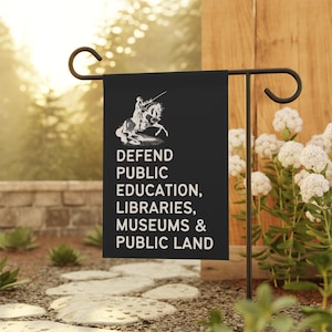 Anti Fascism Garden Flag, Social Activist Flag, Democrat Garden Flag, Liberal Garden Flag, Anti Trump Yard Sign, Anti MAGA Progressive Flag