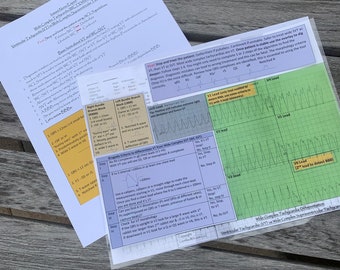 SVT versus VTACH 12-afleidingen ECG-overlay