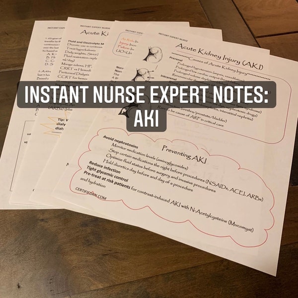 Instant Nurse Expert Notes: AKI