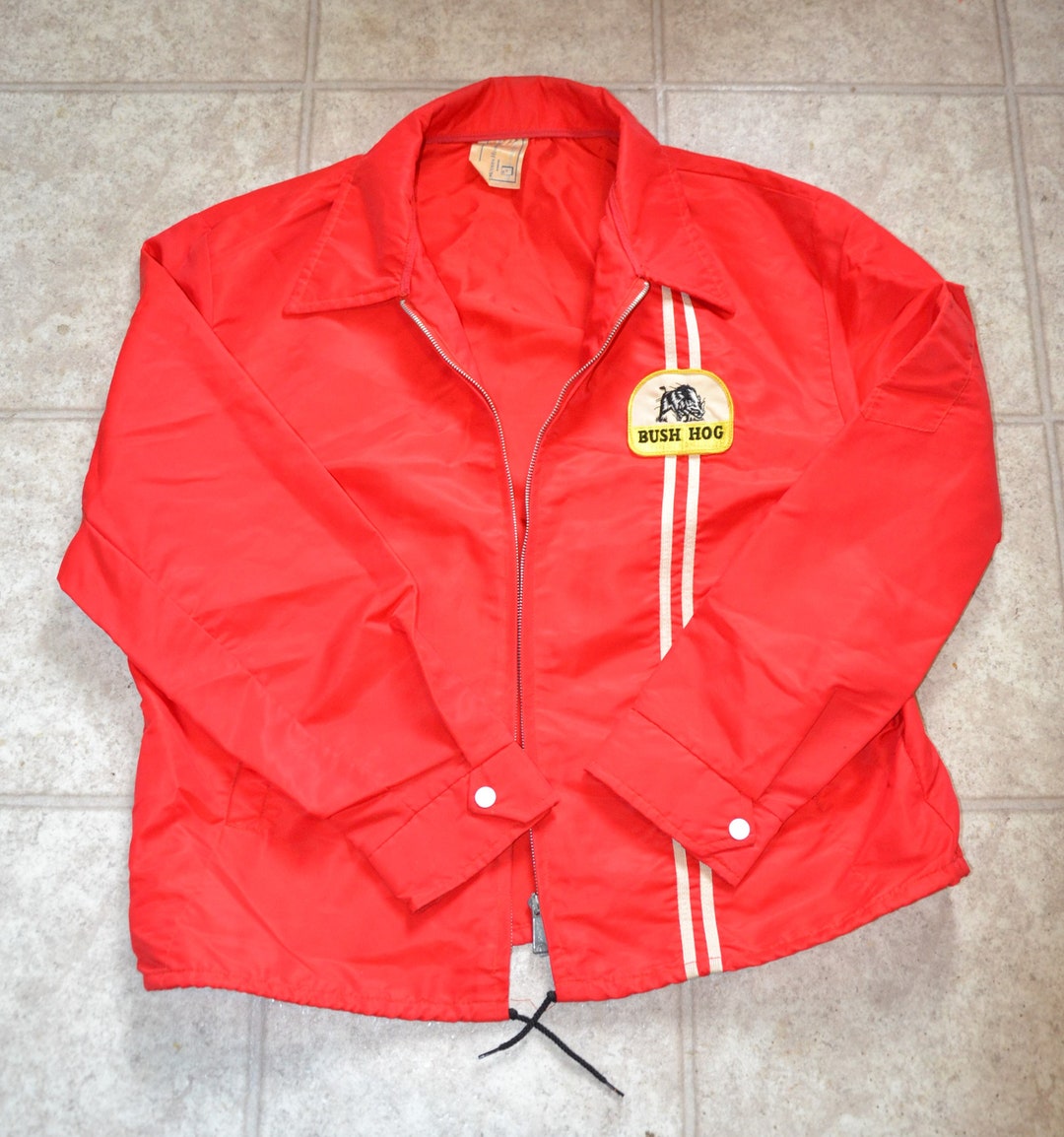 Vintage Bush Hogs Windbreaker Etsy