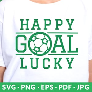 Dia de São Patrício Futebol SVG - Bonito St Paddys Crianças Adulto Futebol PNG - Presente de Futebol St Paddys - Camisa Tema Futebol da Sorte Almofada Caneca Sublimação
