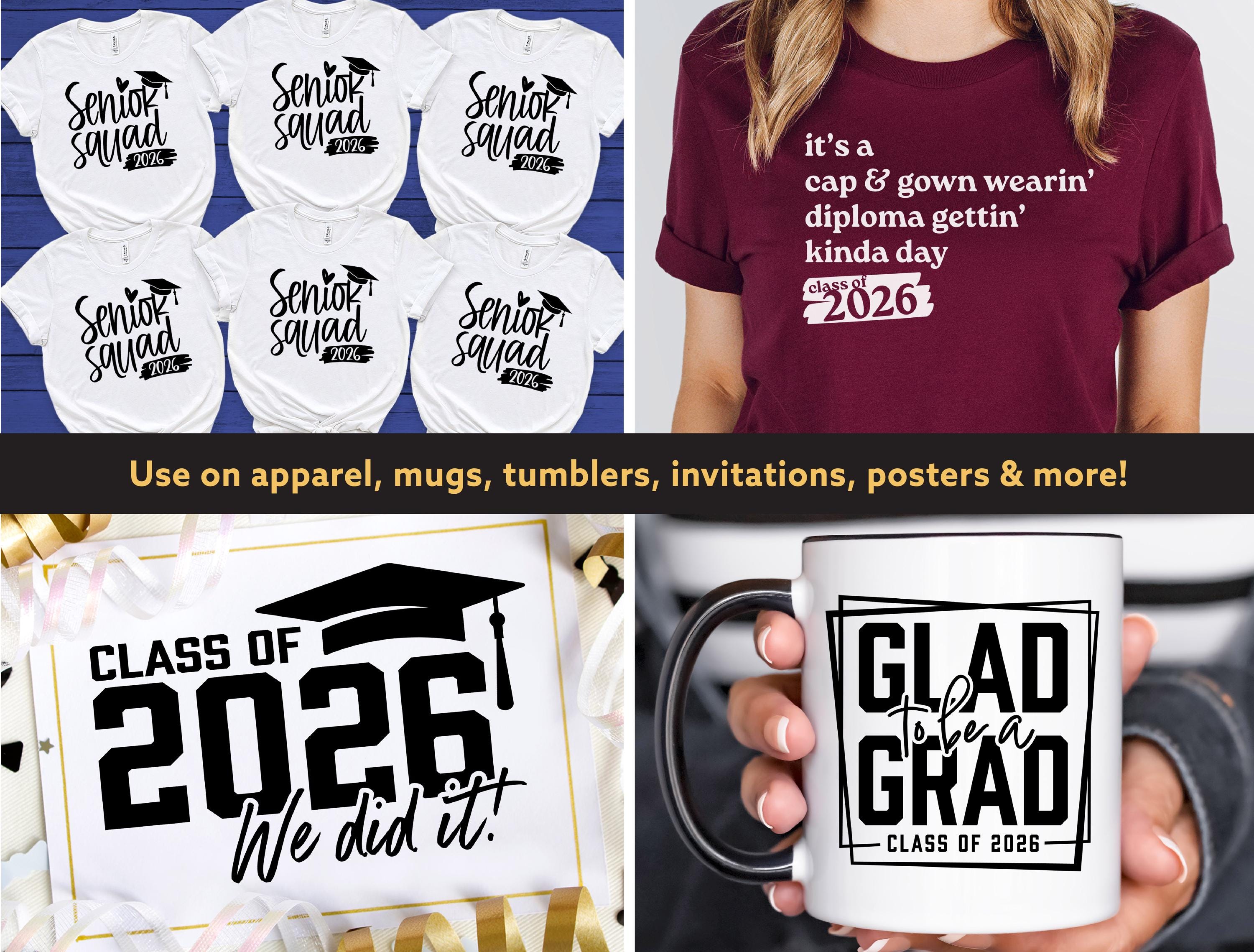 2026 Graduation SVG Bundle - Class of 2026 Design Bundle - Senior Class ...