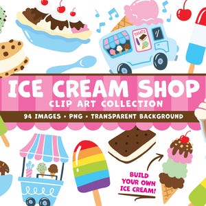 IJs clipart - zomertraktaties clip art set - popsicle clipart bundel - ijs verjaardag decor - schattig dessert png - zelfbouw ijs