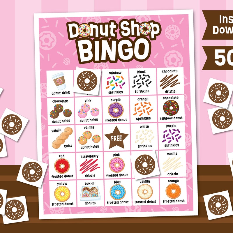 Donut Printable - Etsy